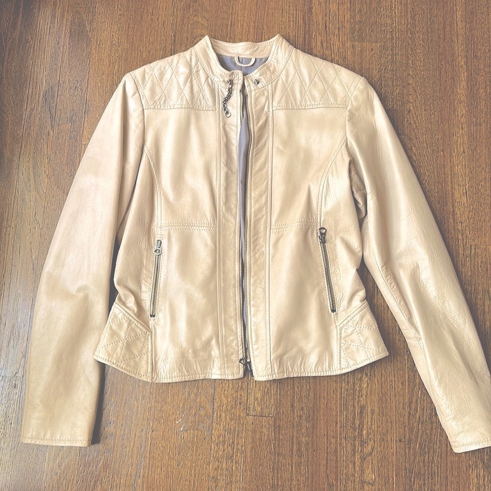 Bata leather Moto jacket